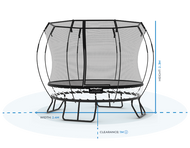 Charger l'image dans la visionneuse de galerie, Trampoline Rond Compact R54