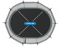 Load image into Gallery viewer, Large Ovale O92 -Ultimate Package Springfree Trampoline
