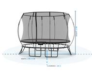 Load image into Gallery viewer, Large Oval Trampoline O92 - Best Seller Springfree Trampoline