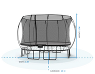 Charger l'image dans la visionneuse de galerie, Large Square Trampoline S113 - Best Seller Springfree Trampoline