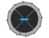 Load image into Gallery viewer, Medium Round Trampoline R79