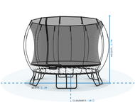 Load image into Gallery viewer, Medium Round Trampoline R79