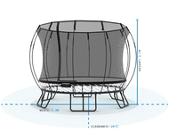 Charger l'image dans la visionneuse de galerie, Medium Round Trampoline R79 Springfree Trampoline