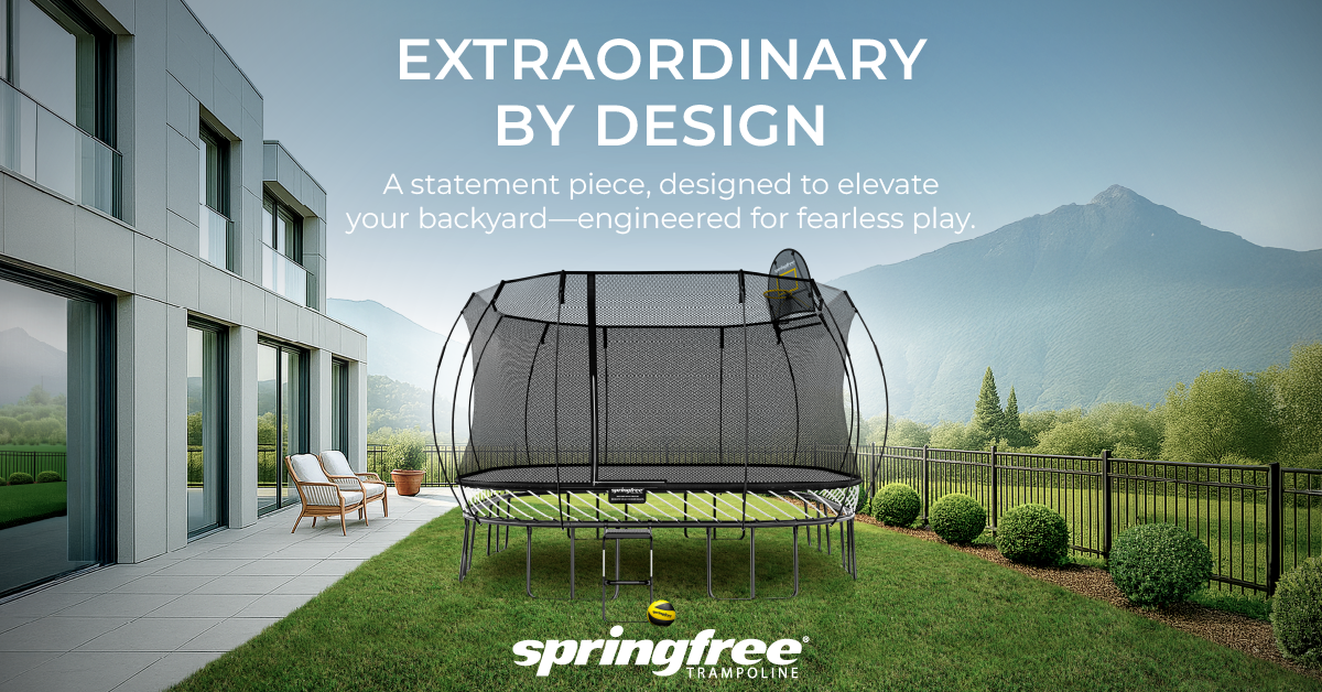 Springfree : un Design Unique au Monde qui Révolutionne le Trampoline