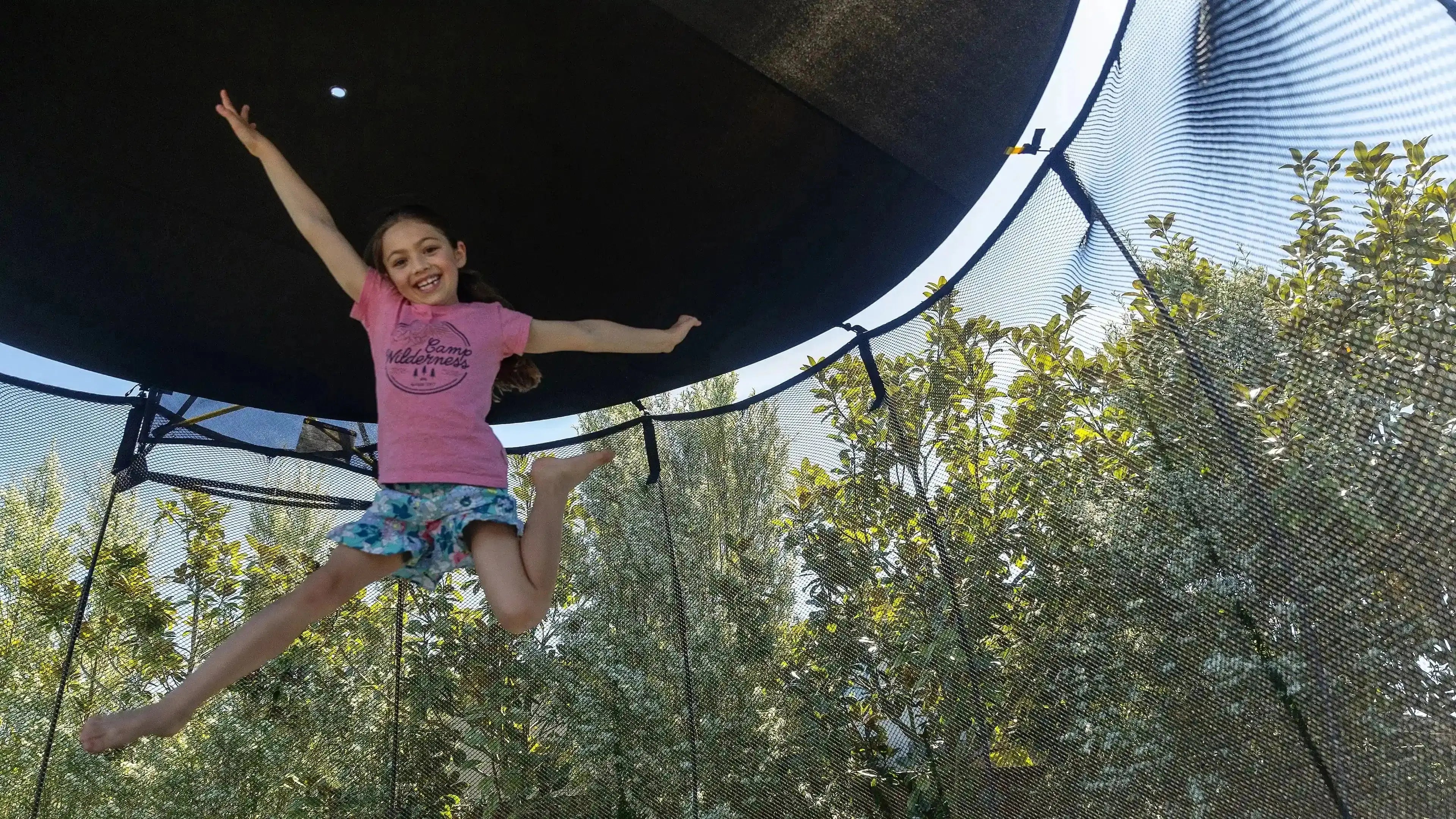 Trampoline tente