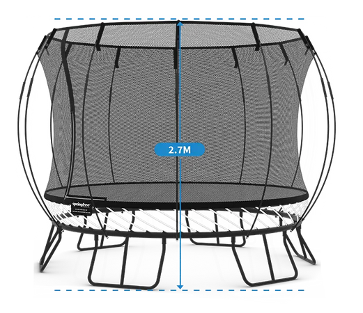 Trampoline medium rond dimensions : guide d'achat pour petits jardins