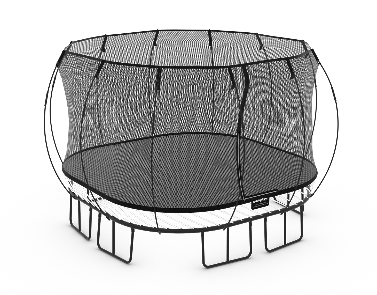 Grand trampoline : espace, sécurité et plaisir pour toute la famille