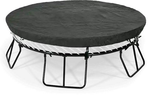 Trampoline with a cover