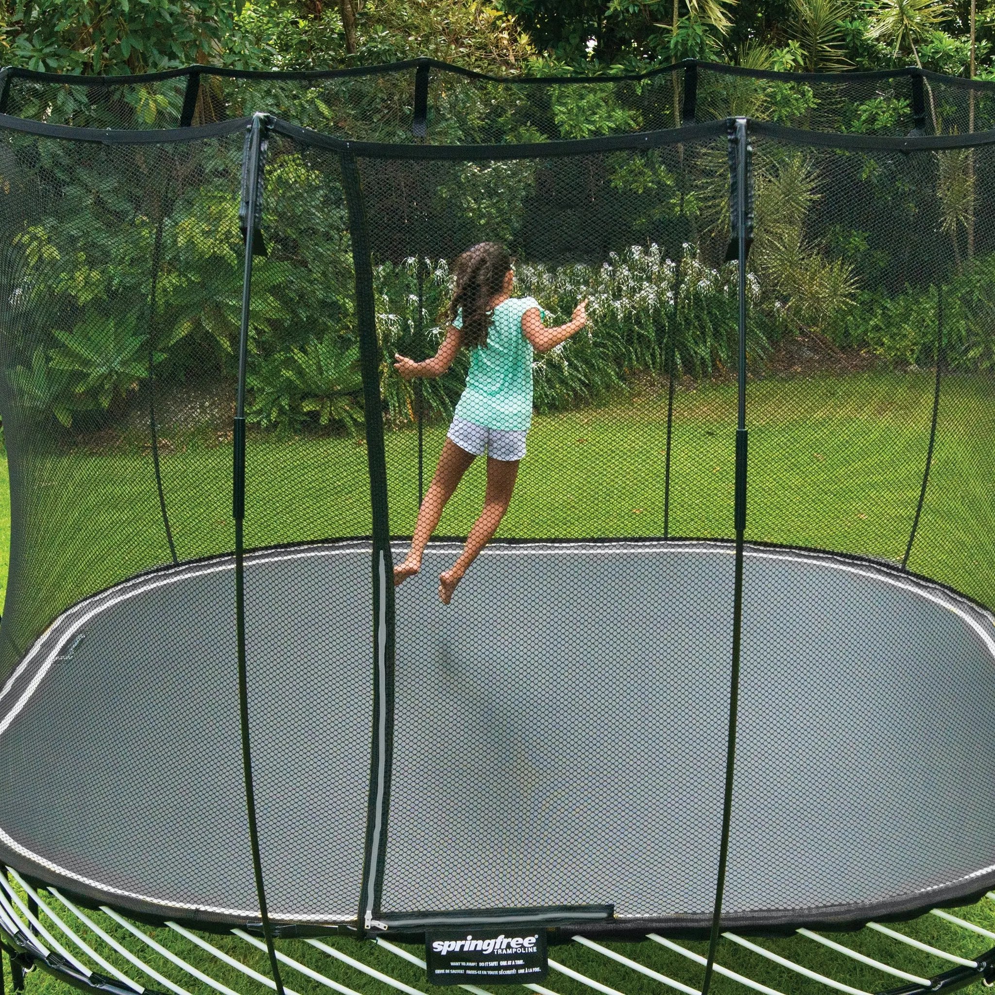 Large Square Trampoline S113 - Best Seller Springfree Trampoline