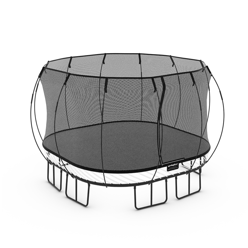 Large Square Trampoline S113 - Best Seller Springfree Trampoline